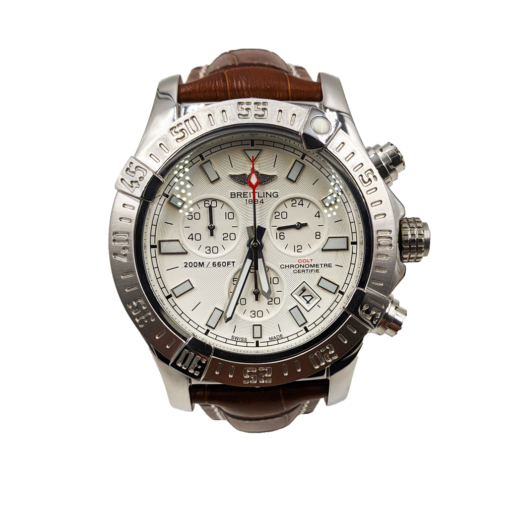 Ᏼrеіtlіnɡ Super Avenger Brown leather