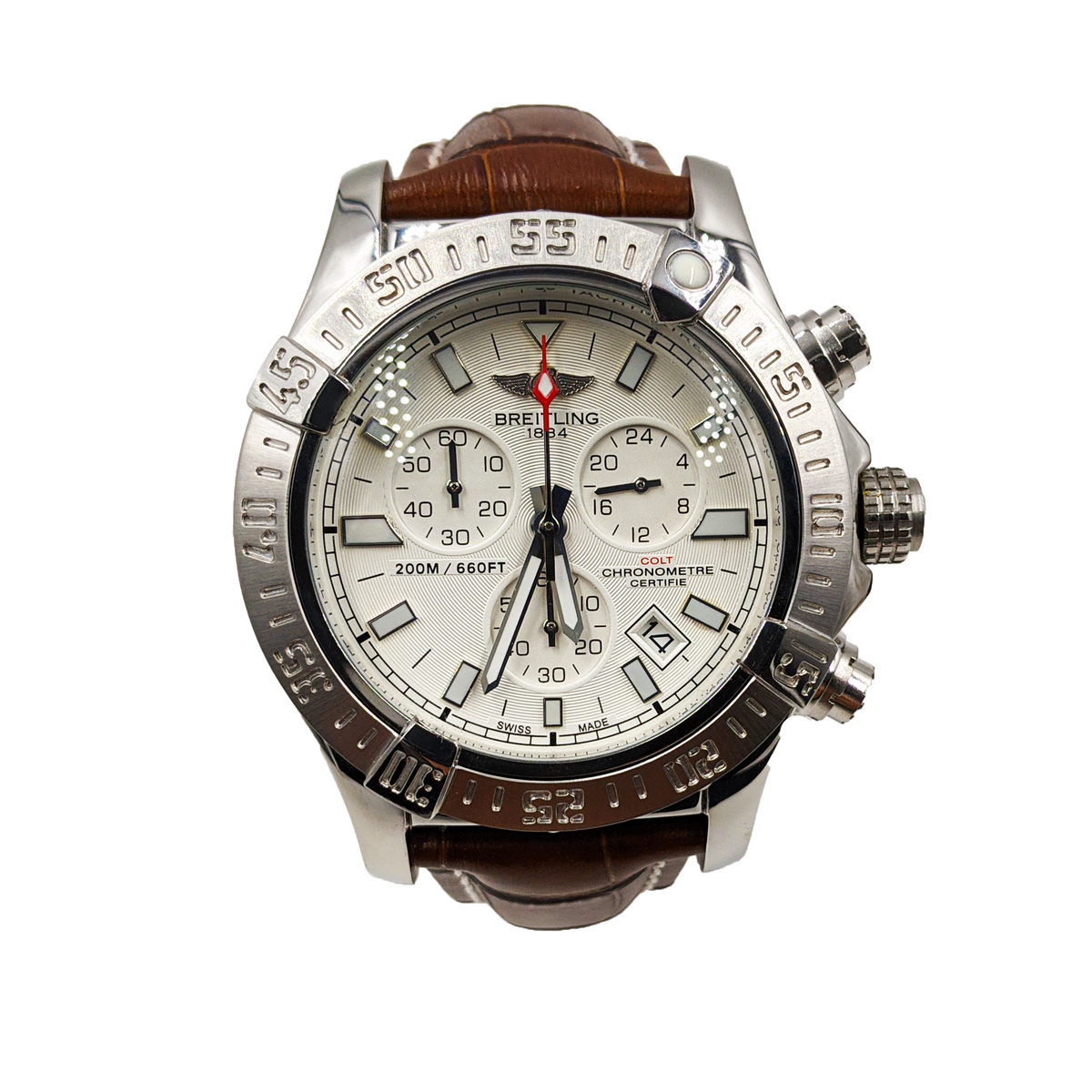Ᏼrеіtlіnɡ Super Avenger Brown leather