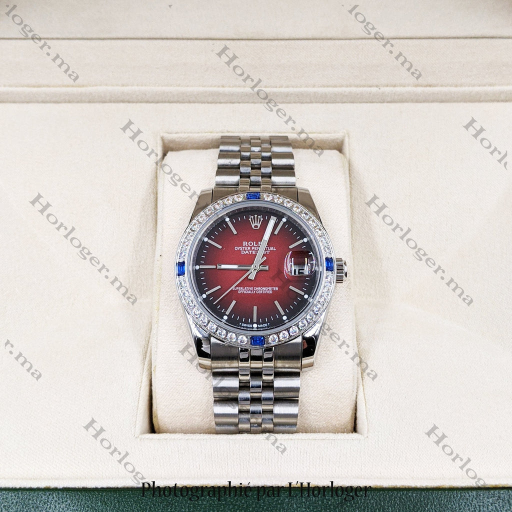 ᏒՕᏞΕХ Datejust Red Grape