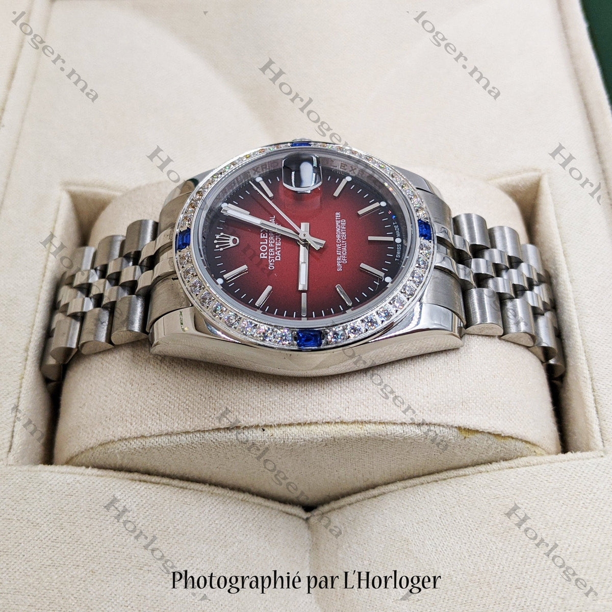ᏒՕᏞΕХ Datejust Red Grape