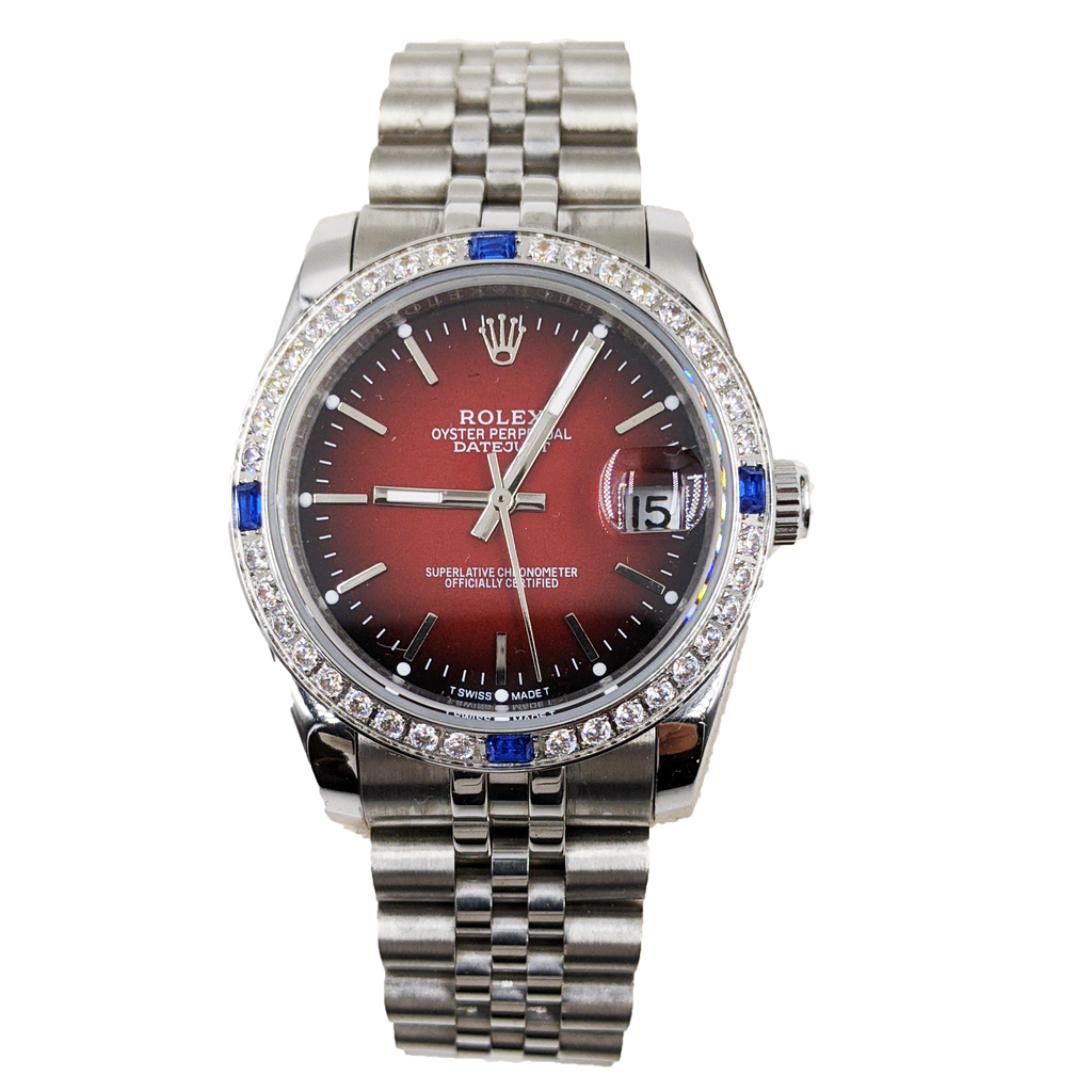ᏒՕᏞΕХ Datejust Red Grape