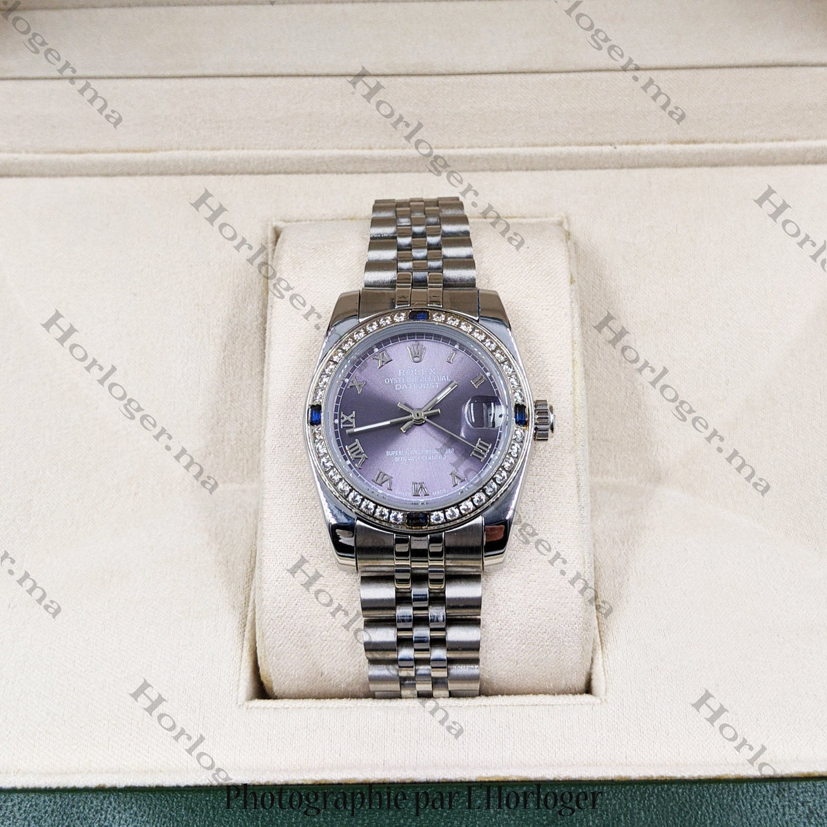 ᏒՕᏞΕХ Datejust Purple ICED
