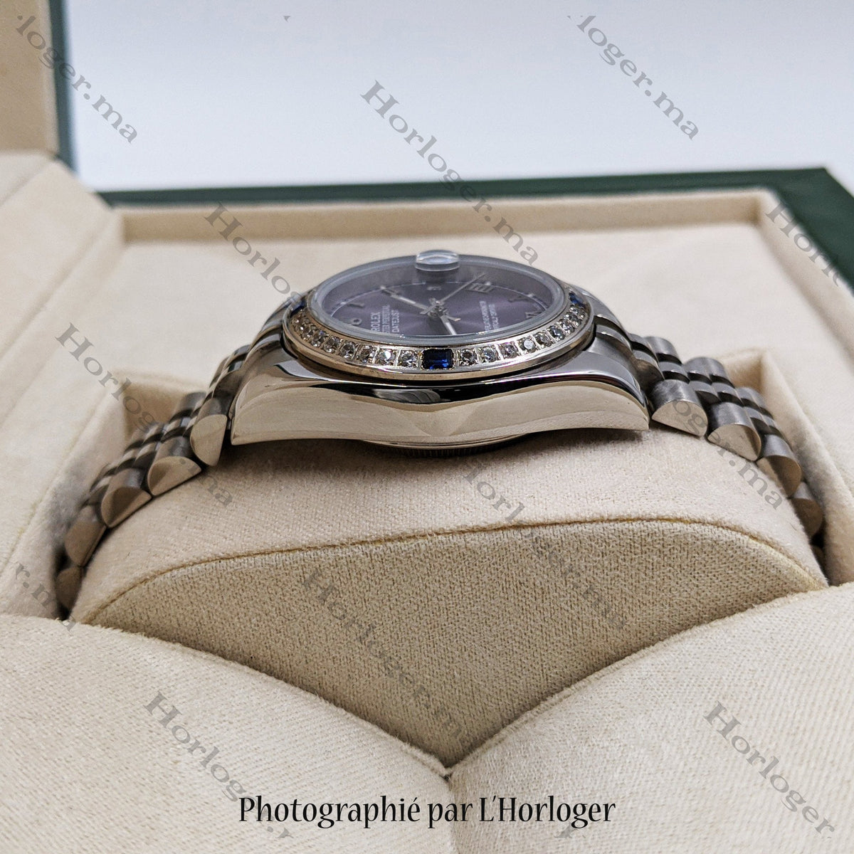 ᏒՕᏞΕХ Datejust Purple ICED