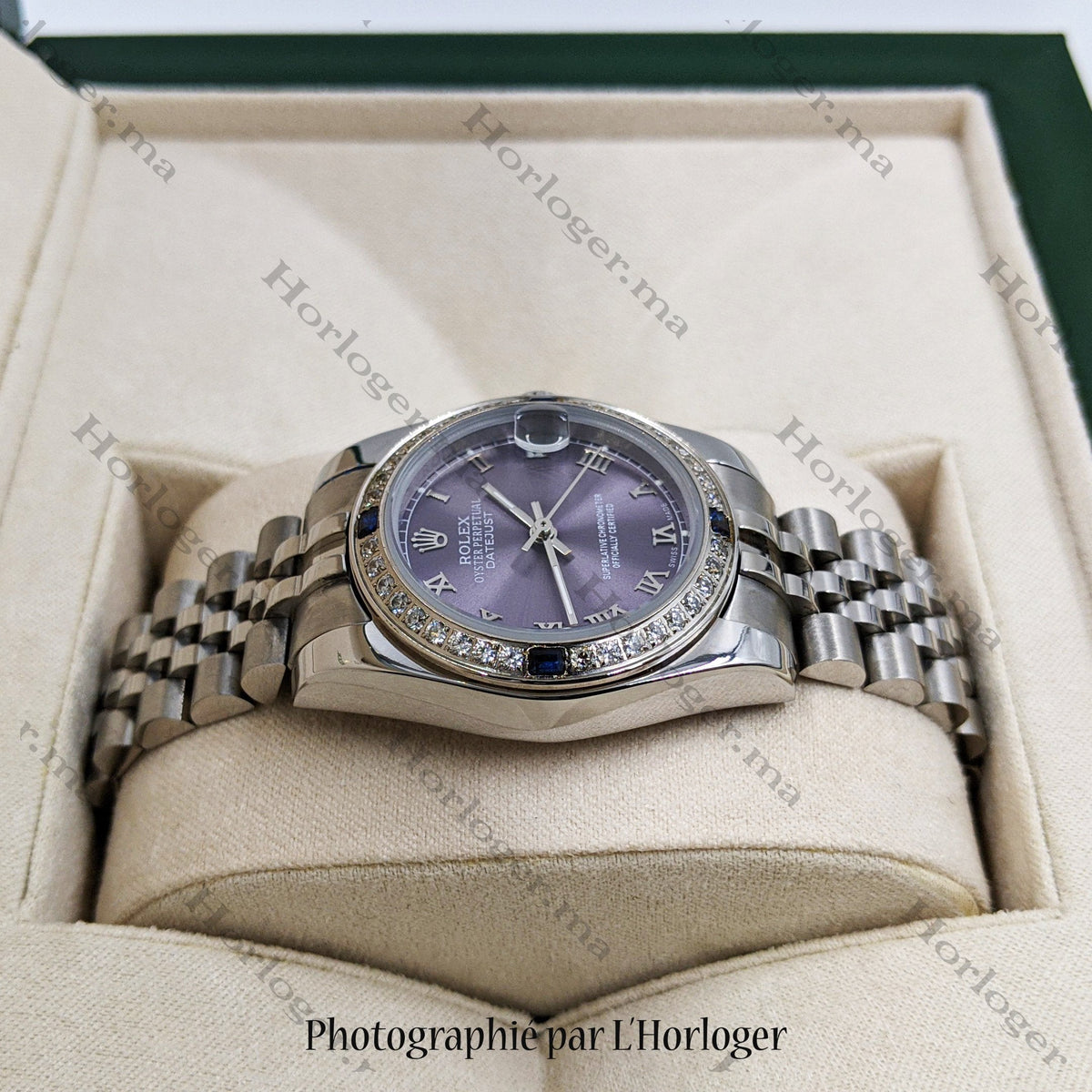 ᏒՕᏞΕХ Datejust Purple ICED