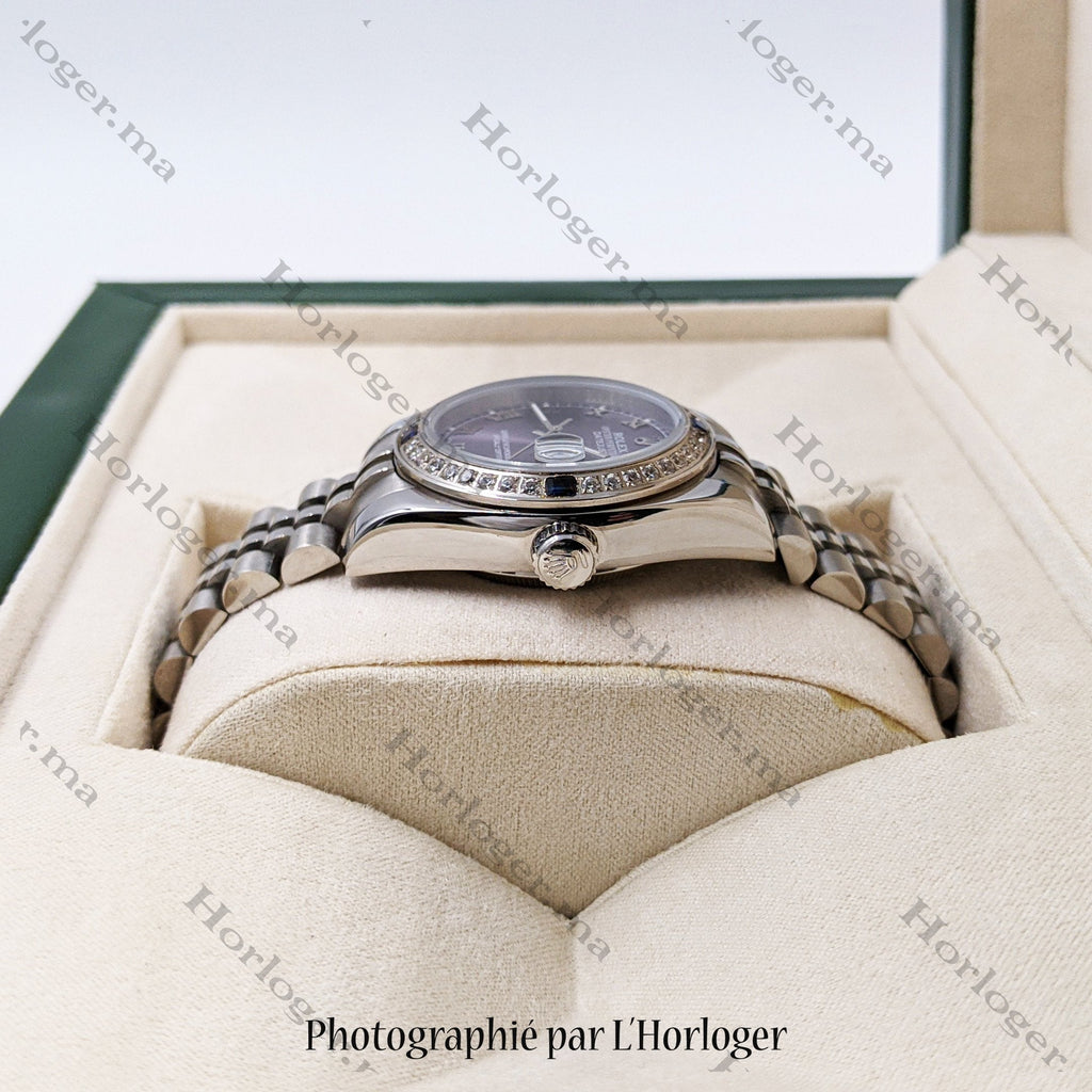 ᏒՕᏞΕХ Datejust Purple ICED