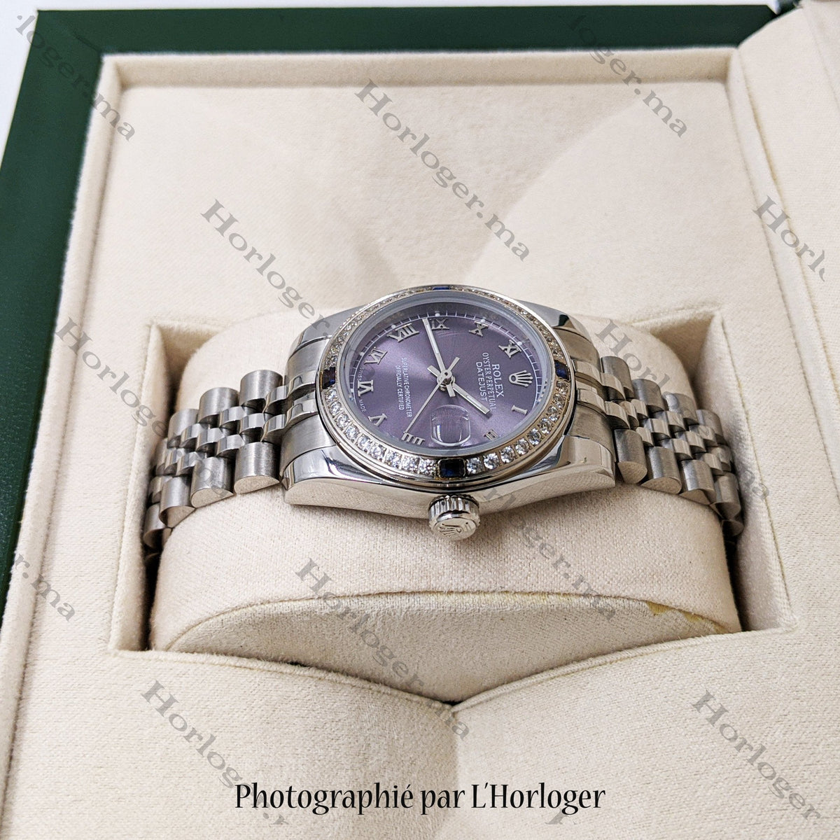 ᏒՕᏞΕХ Datejust Purple ICED