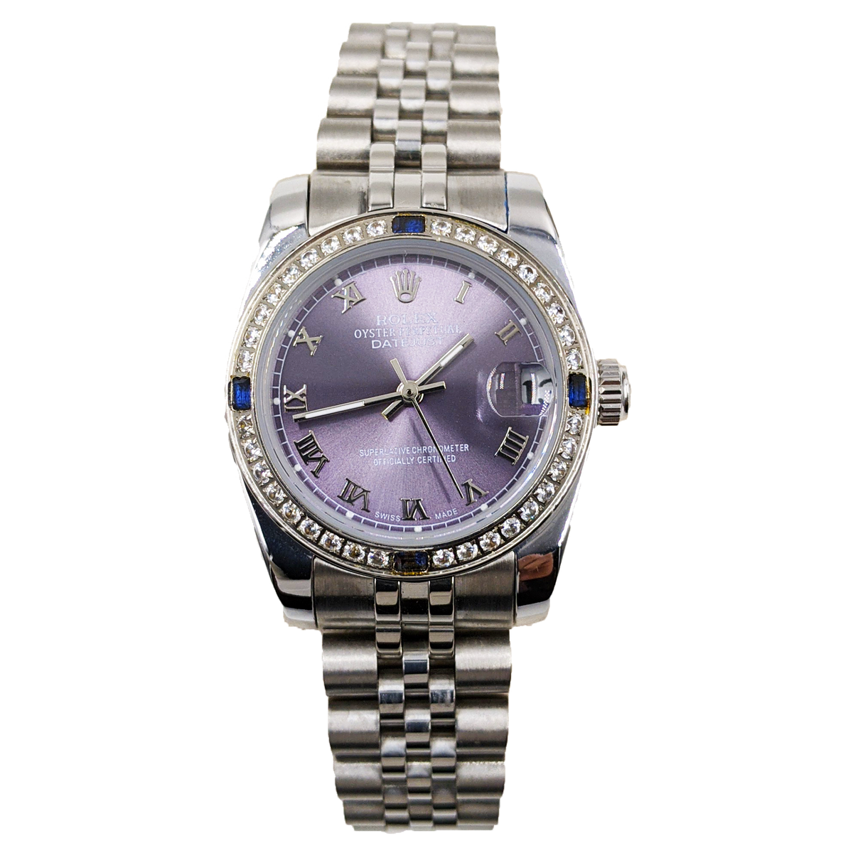 ᏒՕᏞΕХ Datejust Purple ICED