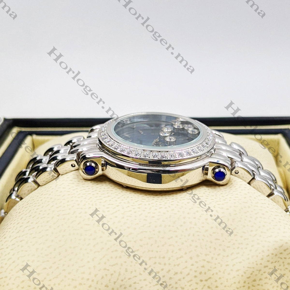 Сhоpɑrd Happy Sport Oval Silver 36mm