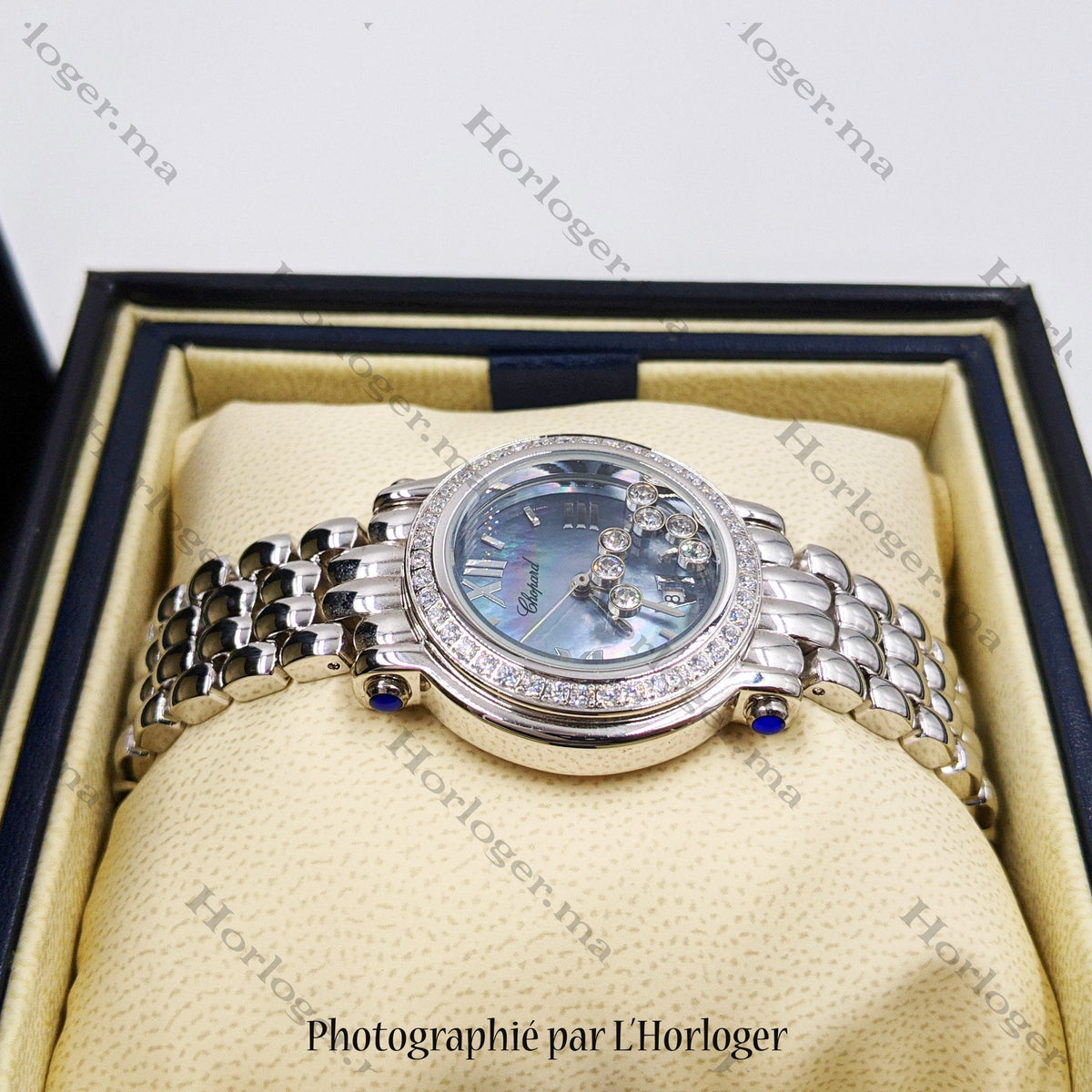 Сhоpɑrd Happy Sport Oval Silver 36mm