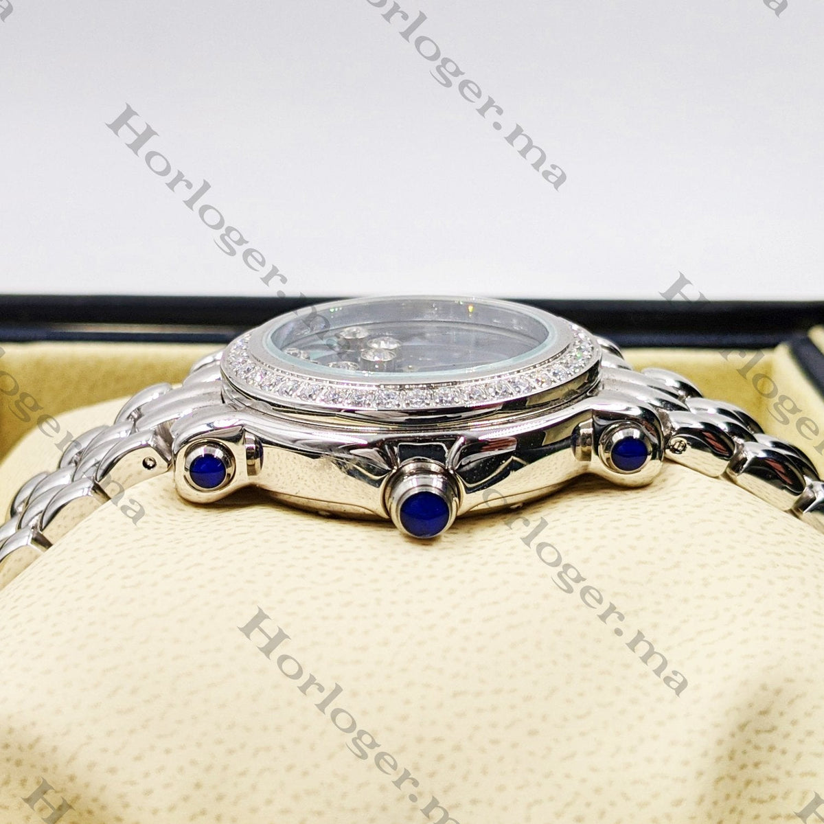 Сhоpɑrd Happy Sport Oval Silver 36mm