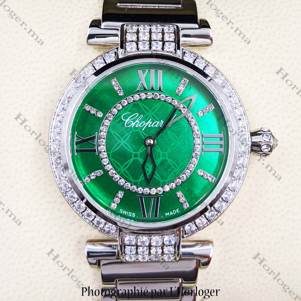 Сhоpɑrd Imperial Wavy Green Serti