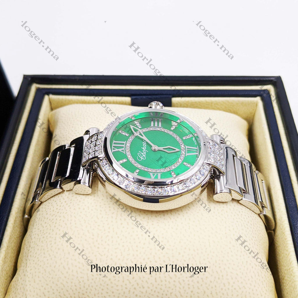Сhоpɑrd Imperial Wavy Green Serti