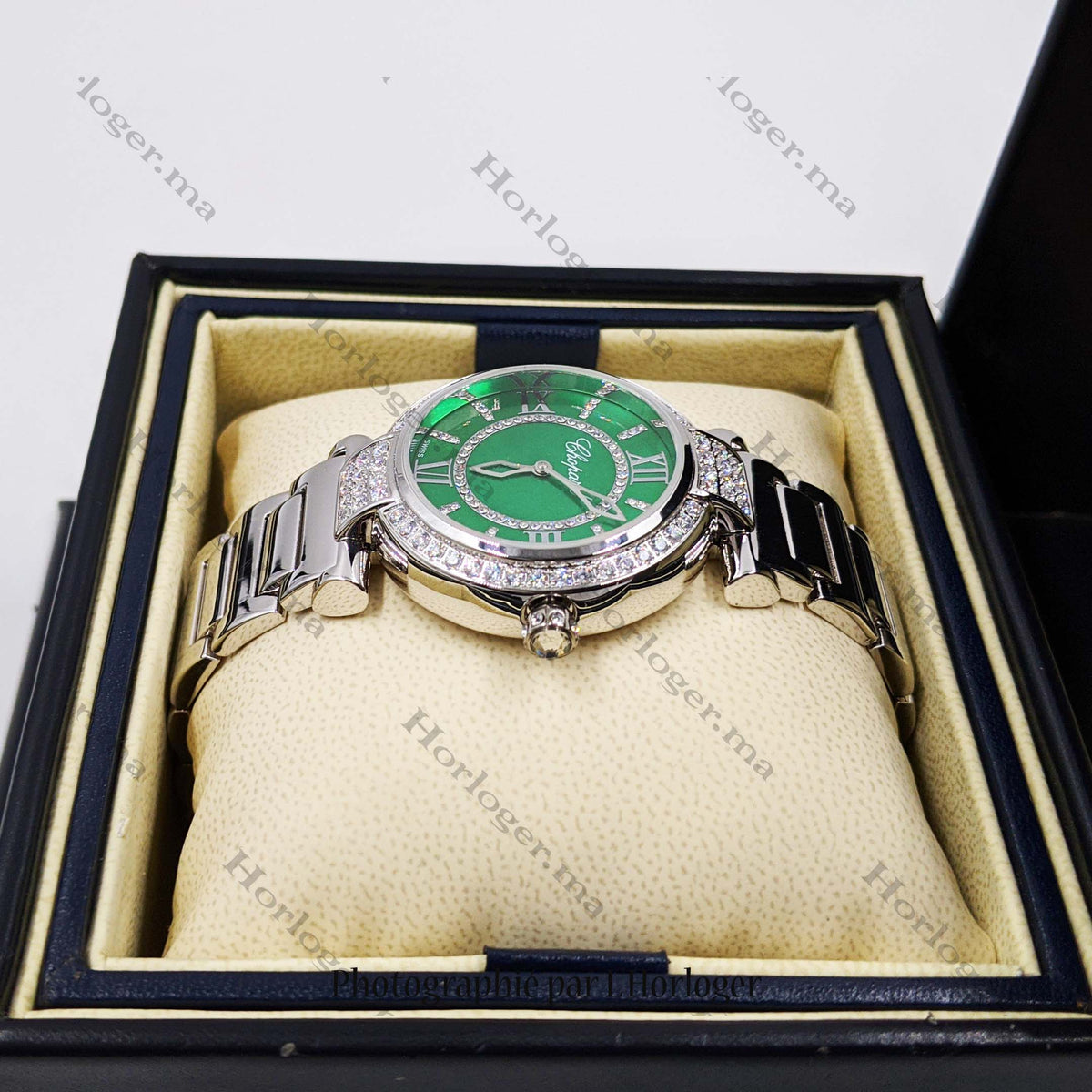 Сhоpɑrd Imperial Wavy Green Serti