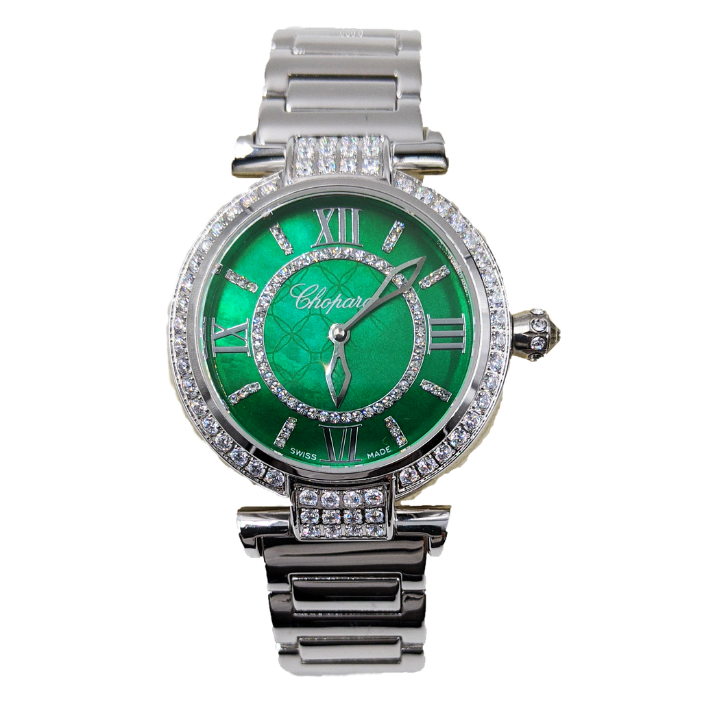 Сhоpɑrd Imperial Wavy Green Serti