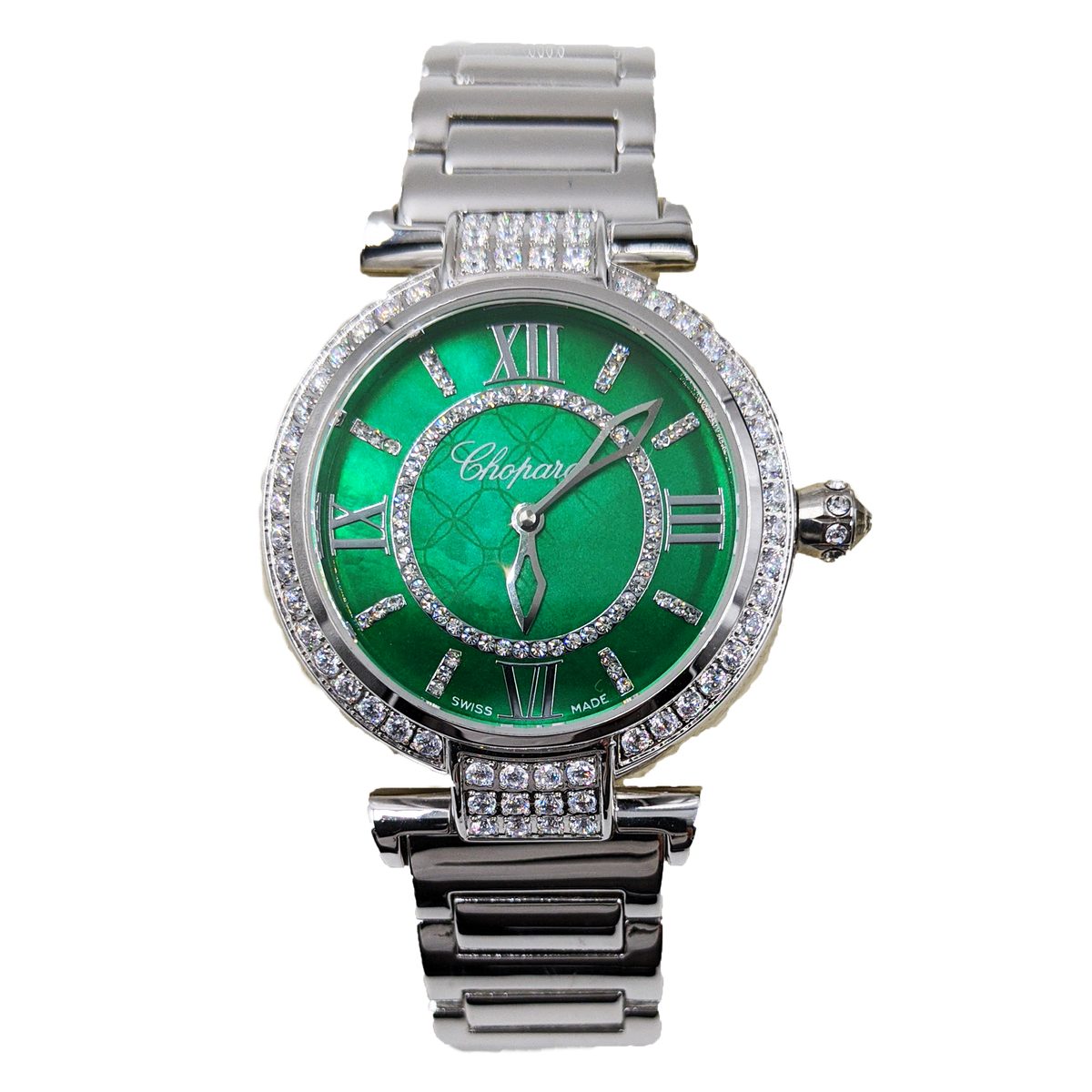 Сhоpɑrd Imperial Wavy Green Serti