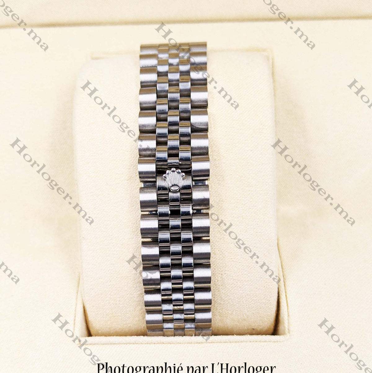 ᏒՕᏞΕХ Datejust Silver rose sertie