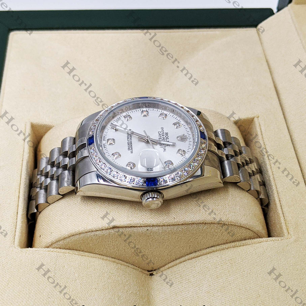 ᏒՕᏞΕХ Datejust Silver Grey Dial