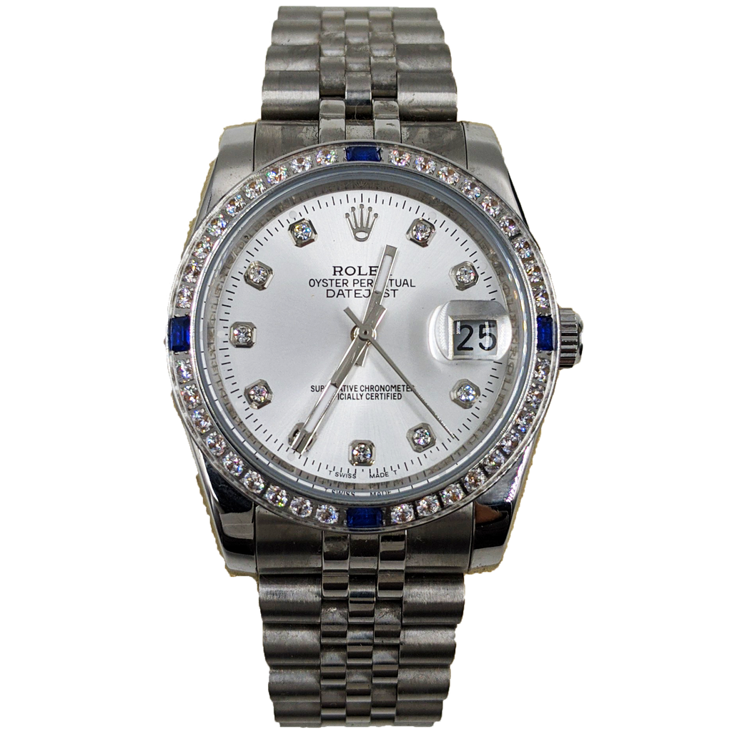ᏒՕᏞΕХ Datejust Silver Grey Dial