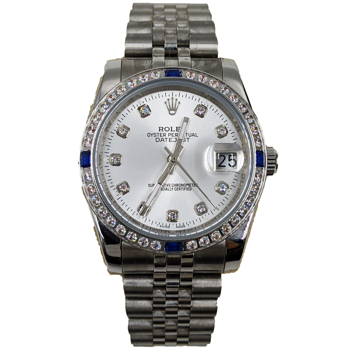 ᏒՕᏞΕХ Datejust Silver Grey Dial