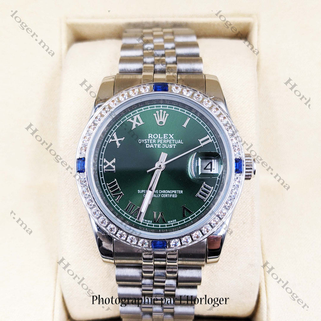 ᏒՕᏞΕХ Datejust Olive Green