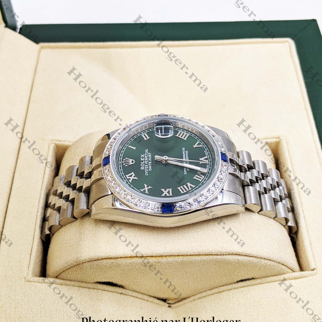 ᏒՕᏞΕХ Datejust Olive Green