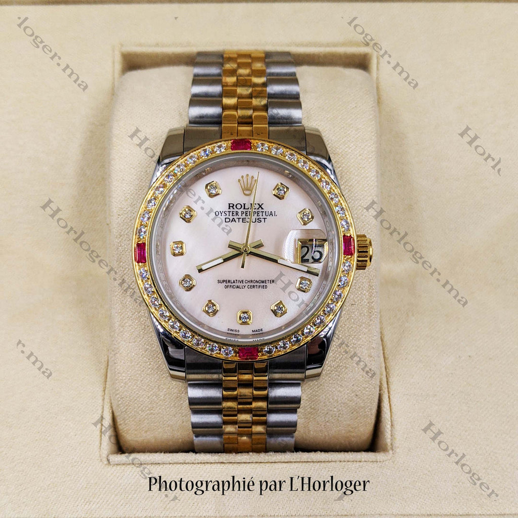 ᏒՕᏞΕХ Datejust Two-tone crème