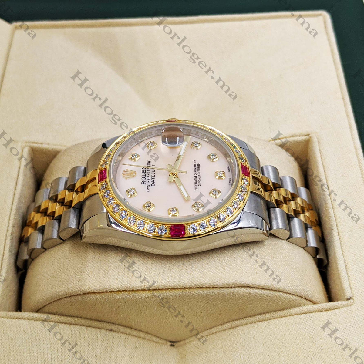 ᏒՕᏞΕХ Datejust Two-tone crème