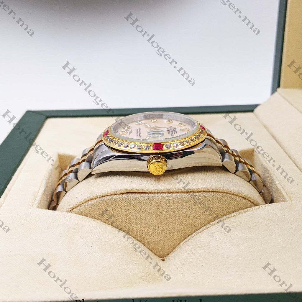 ᏒՕᏞΕХ Datejust Two-tone crème