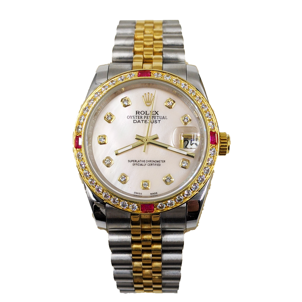 ᏒՕᏞΕХ Datejust Two-tone crème