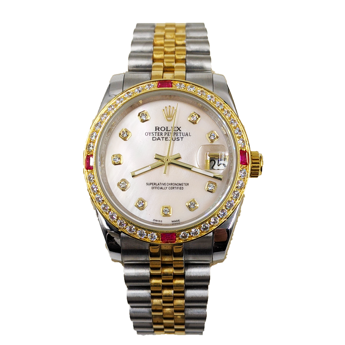 ᏒՕᏞΕХ Datejust Two-tone crème