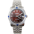 ᏒՕᏞΕХ Datejust Red Grape Serti