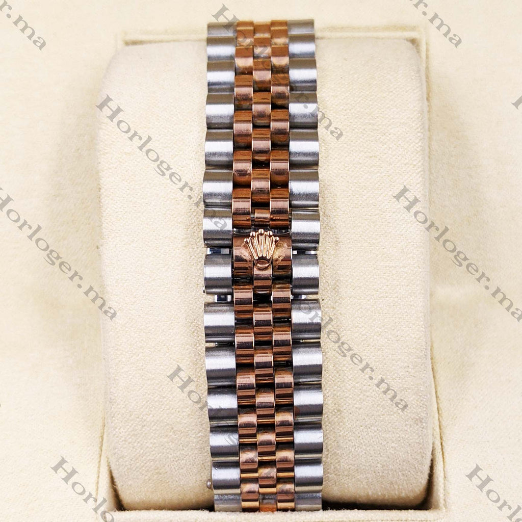ᏒՕᏞΕХ Datejust Onyx two-tone