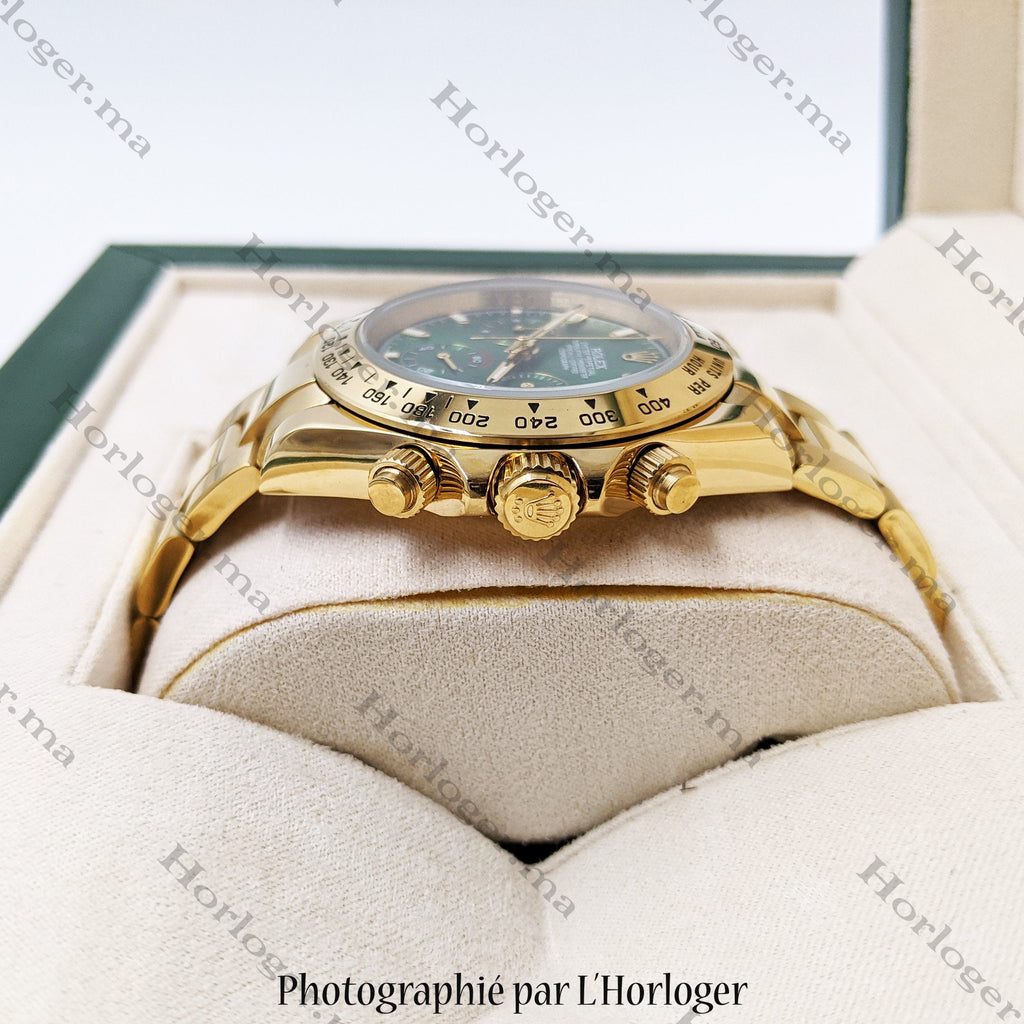 ᏒՕᏞΕХ Daytona Gold Green Dial
