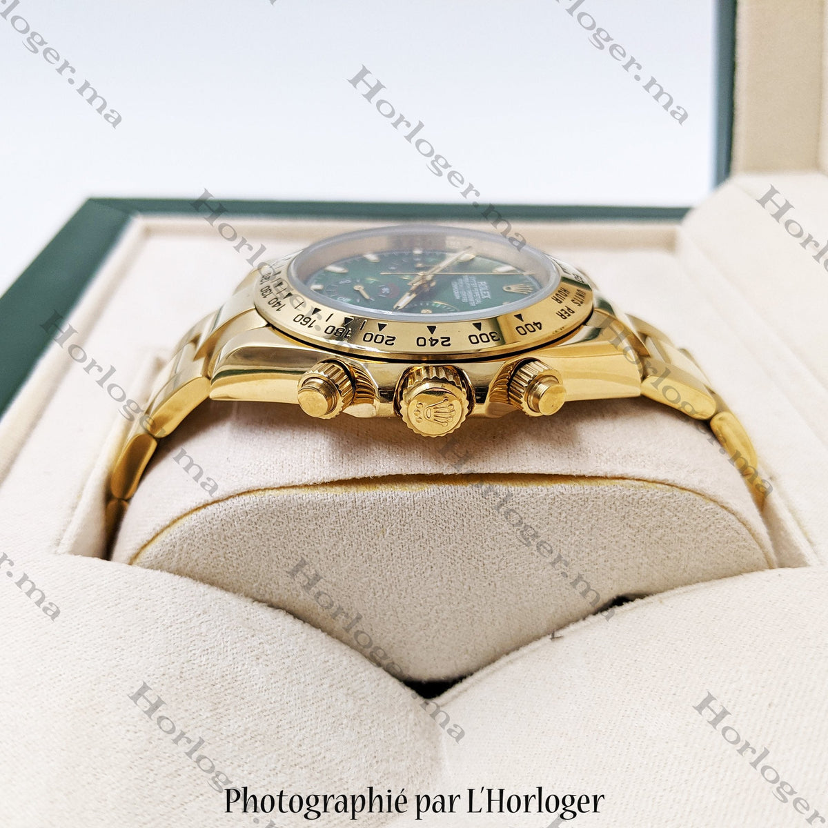 ᏒՕᏞΕХ Daytona Gold Green Dial