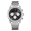 Ᏼrеіtlіnɡ Navitimer Silver Black Dial