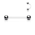 14 Gauge Bio Flex Surface Piercing Barbell