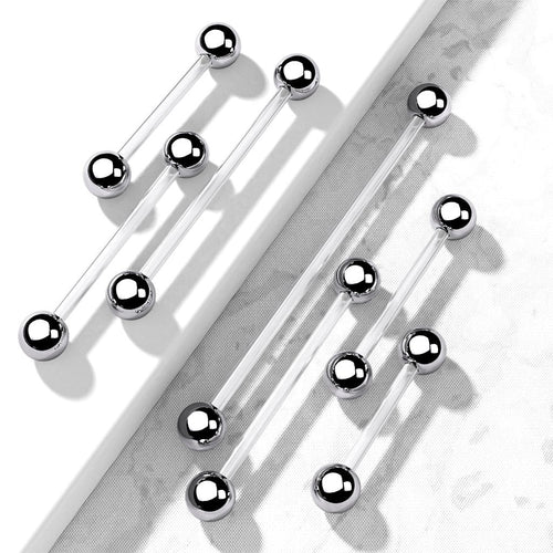 14 Gauge Bio Flex Surface Piercing Barbell
