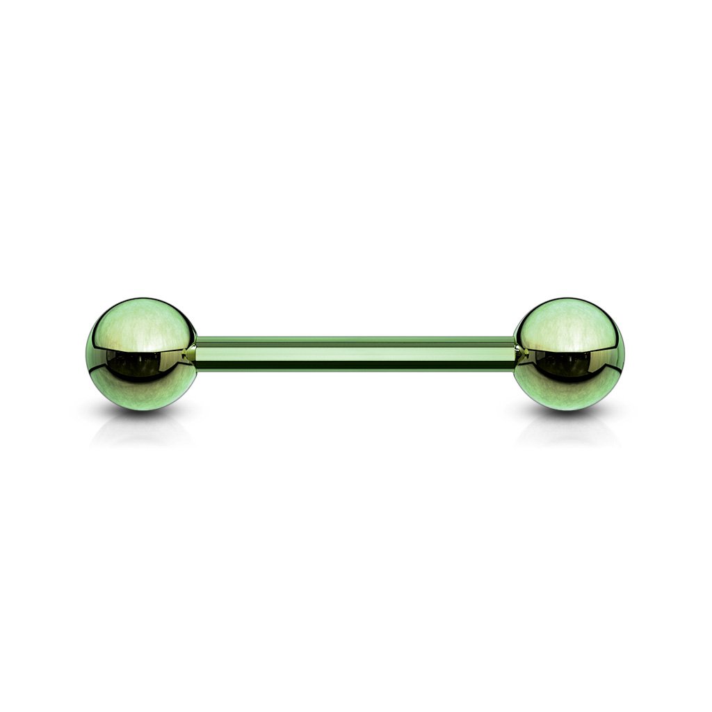 14 Gauge Titanium IP Coated Straight Barbell