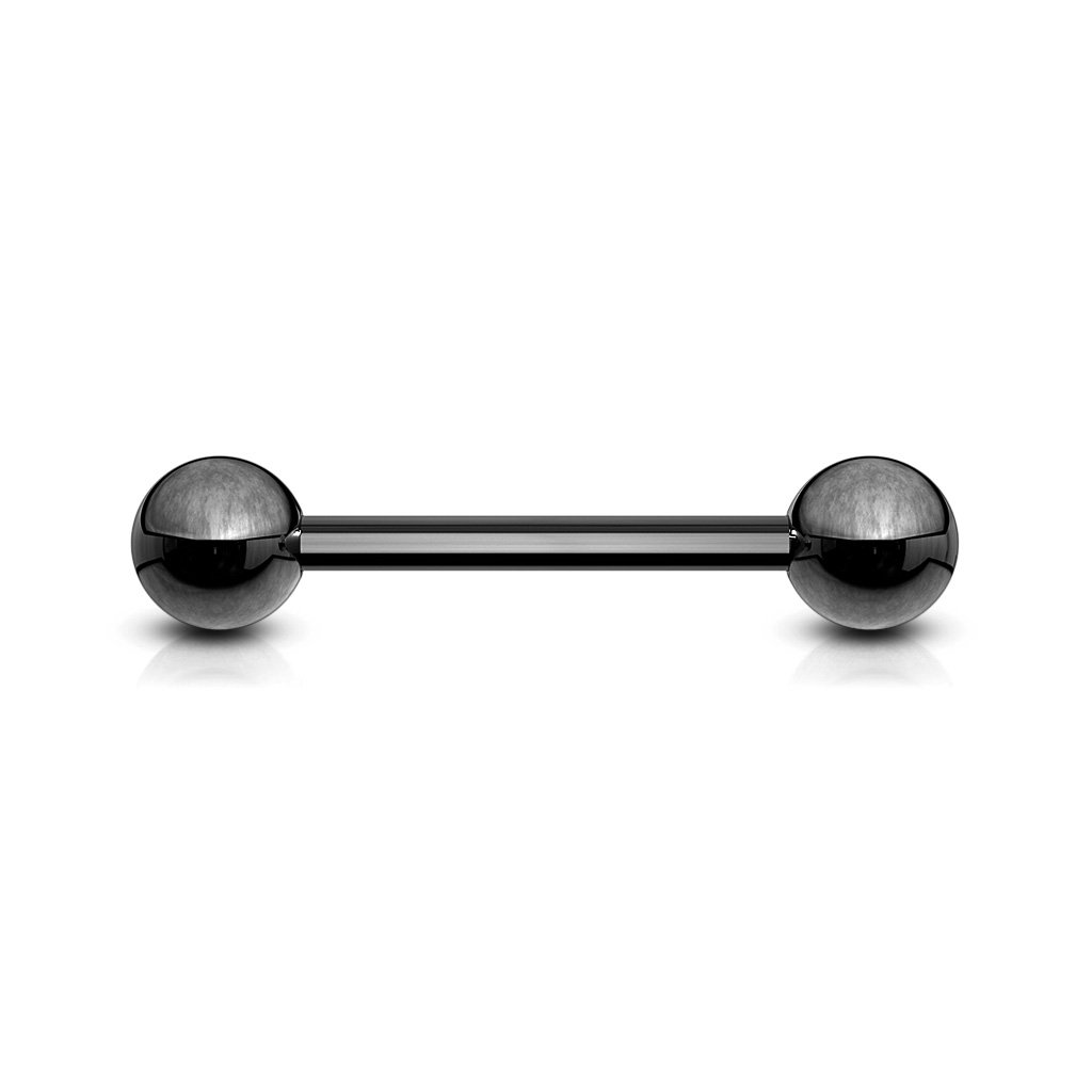 14 Gauge Titanium IP Coated Straight Barbell