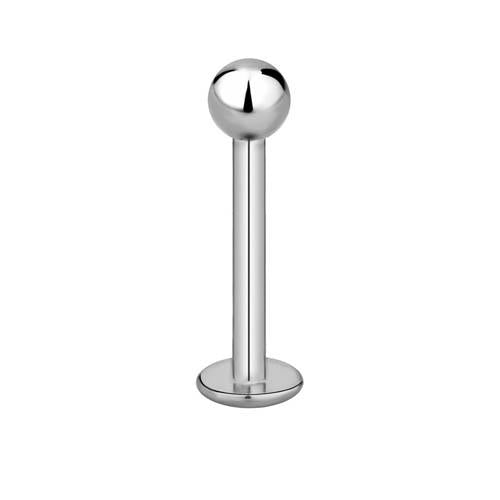 16 Gauge Silver Flat Back Ball Top Stud Silver