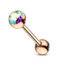 Rose Gold Tongue Barbell