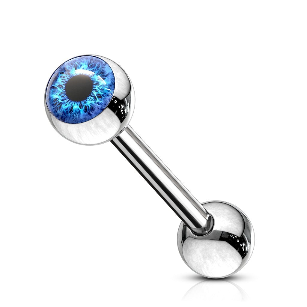 14 Gauge Snake Eye Tongue Barbell