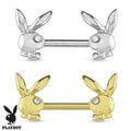 Playboy Bunny Crystal Eyed Nipple Bar