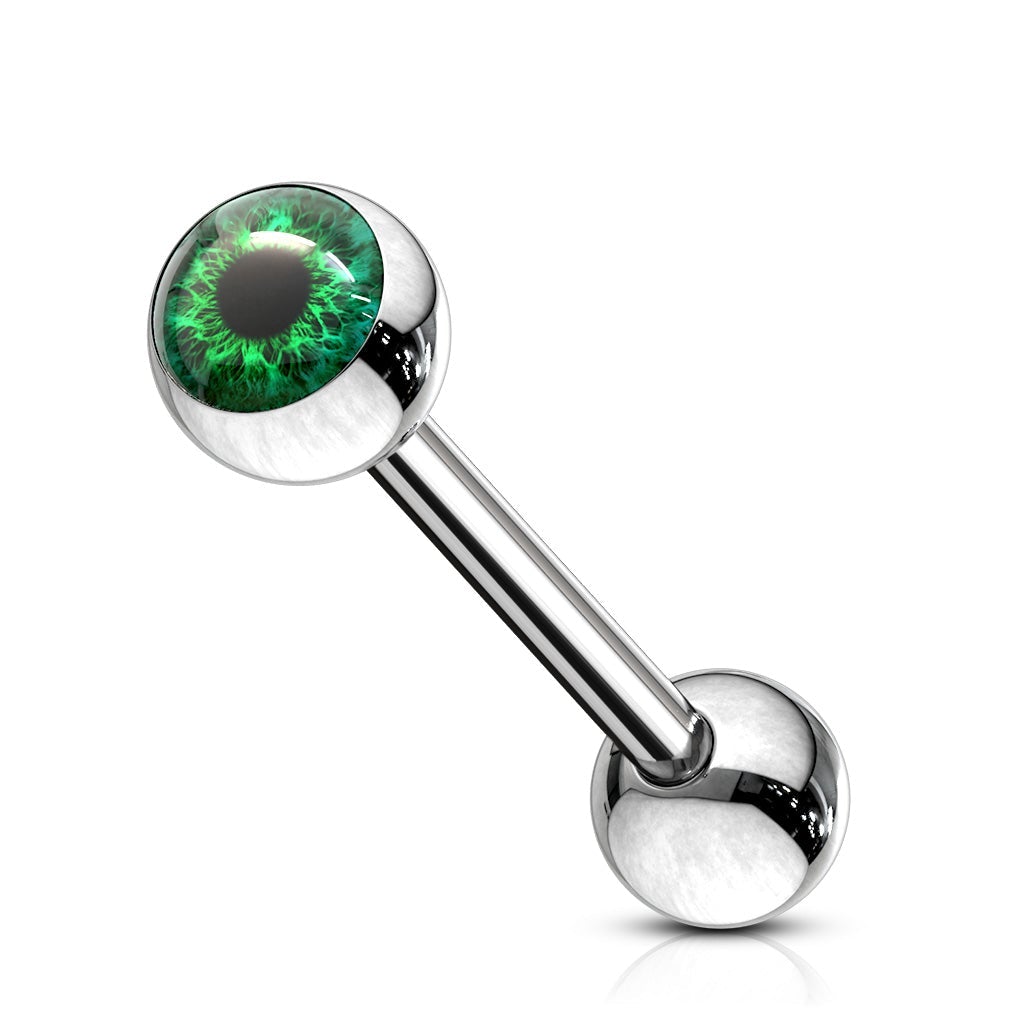 14 Gauge Snake Eye Tongue Barbell