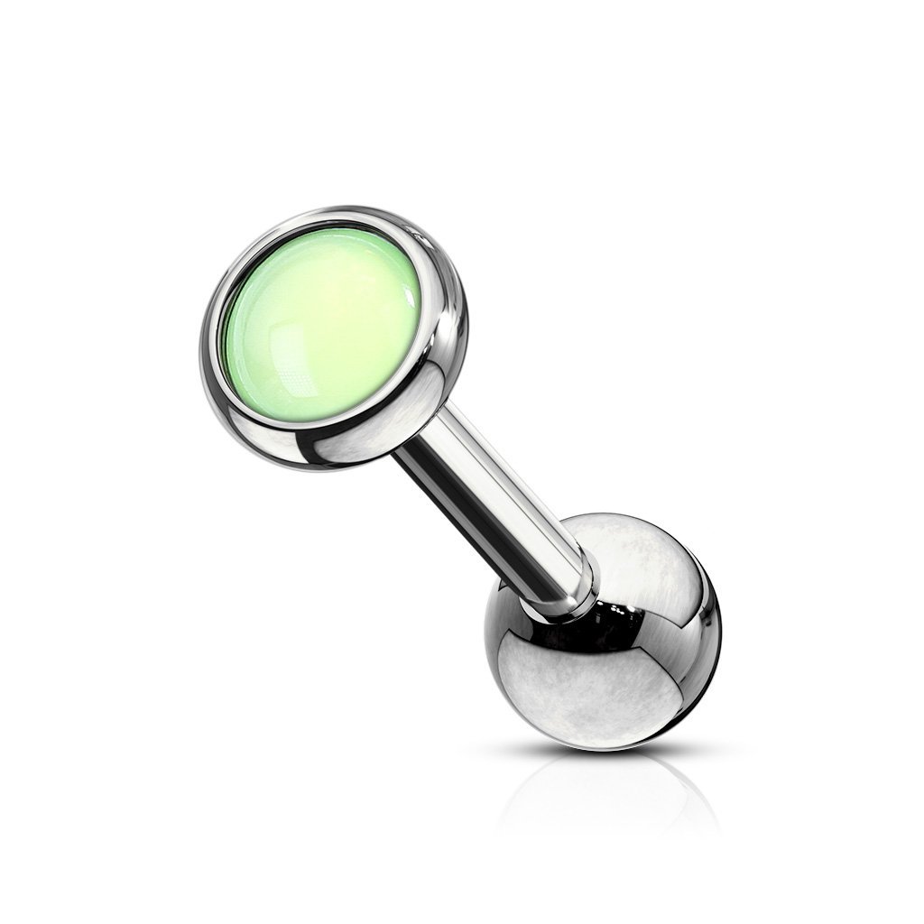 16 Gauge Illuminating Opal Stud For Tragus, Cartilage & More