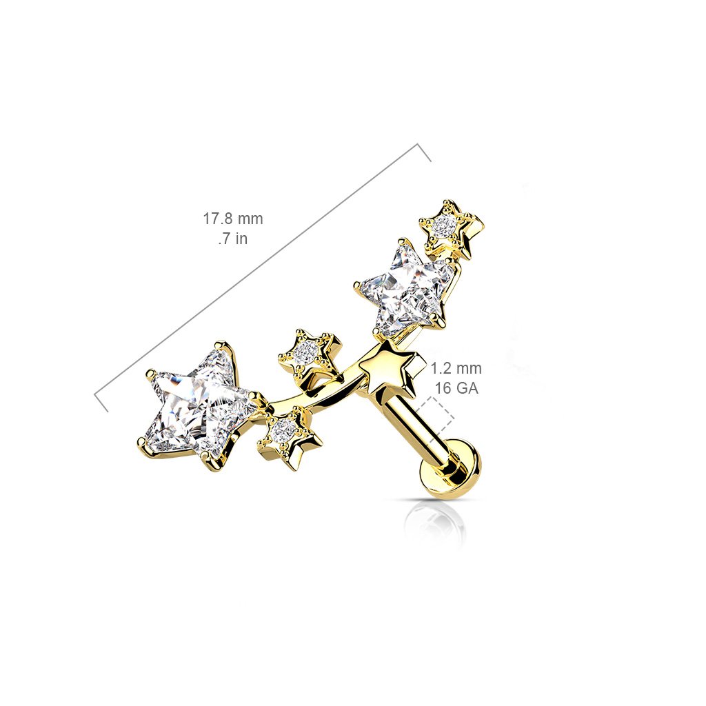 16 Gauge Internally Threaded Shooting Stars Stud