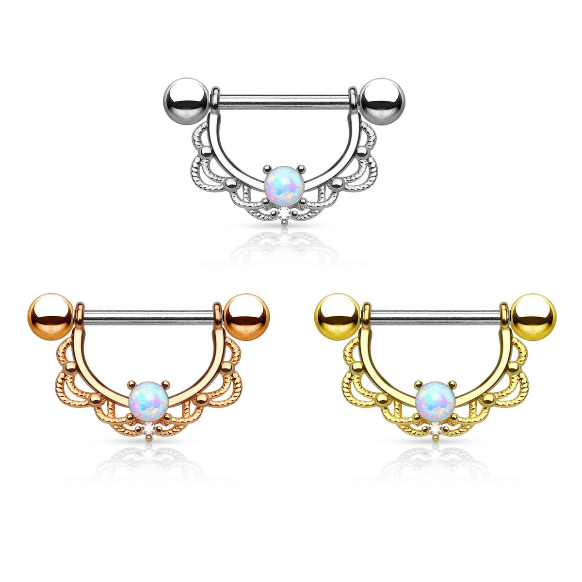 Opal Dreams Nipple Ring