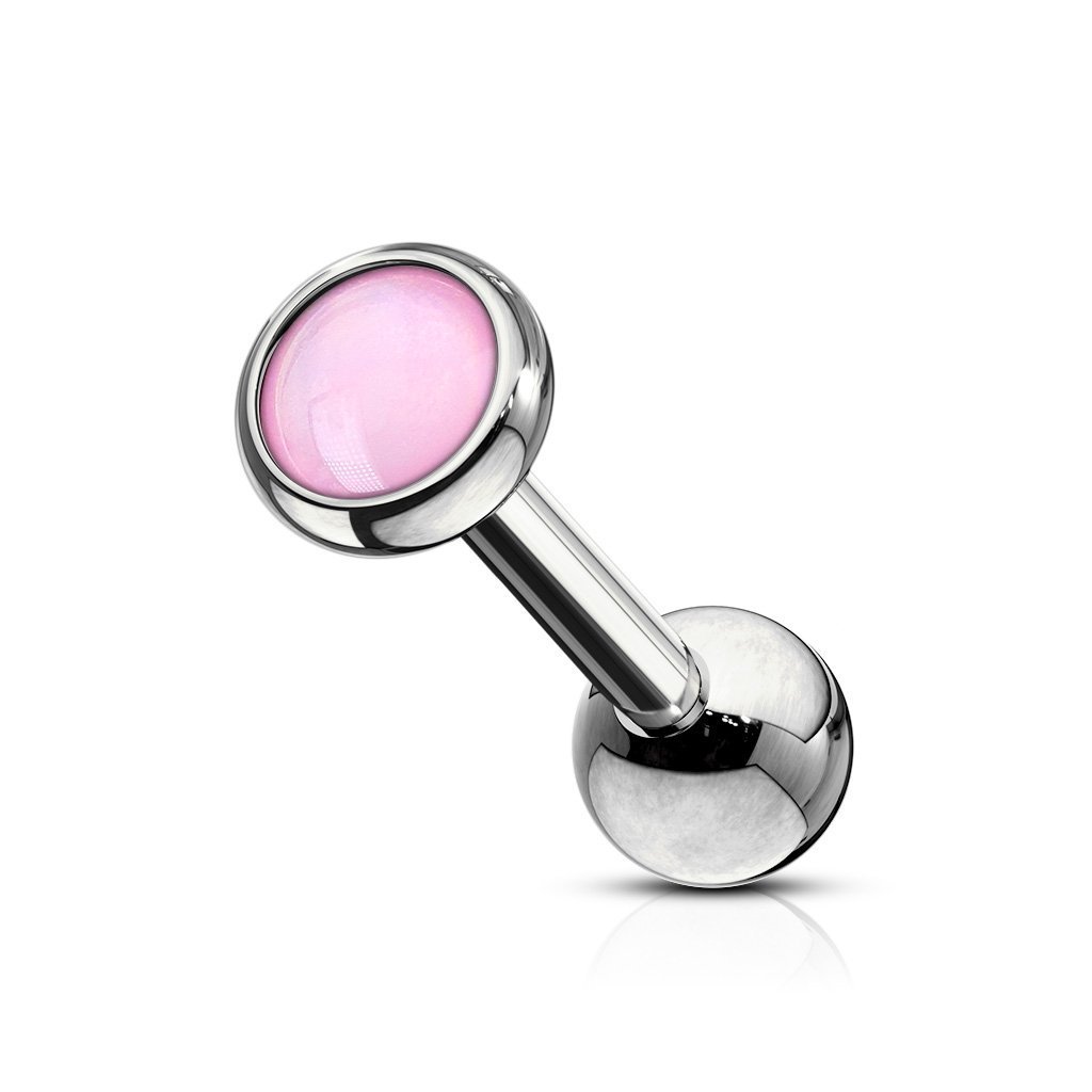 16 Gauge Illuminating Opal Stud For Tragus, Cartilage & More
