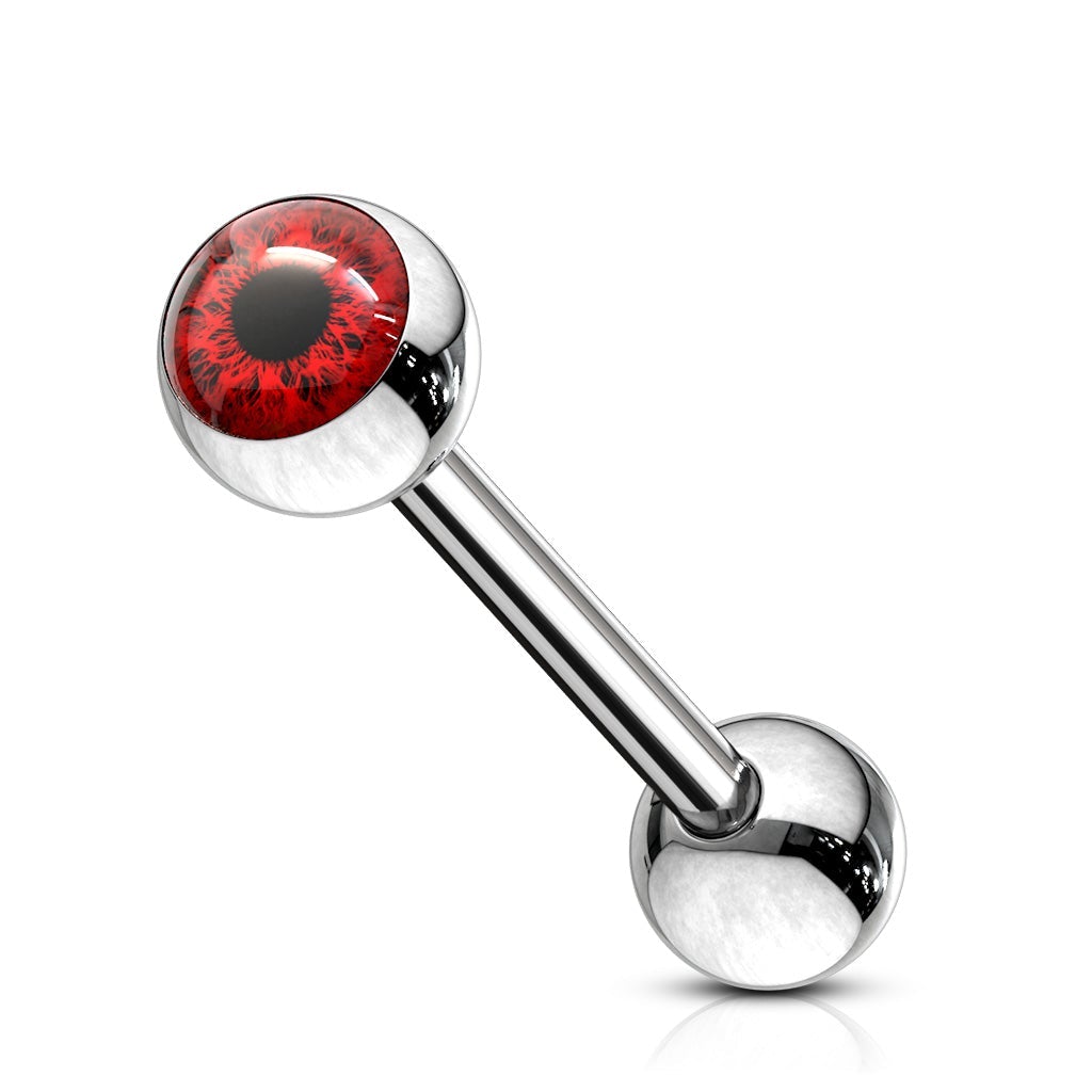 14 Gauge Snake Eye Tongue Barbell