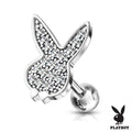 Crystal Paved Playboy Stud For Ear, Cartilage & More